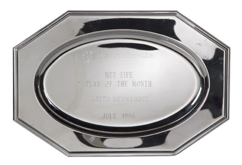 Keith Hernandez 1986 MetLife Play of the Month Award (Hernandez LOA)